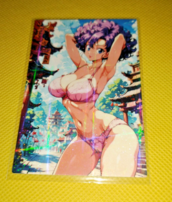 Ranfan Goddess Anime ACG Waifu Beauty Custom Holo Card - Image 1