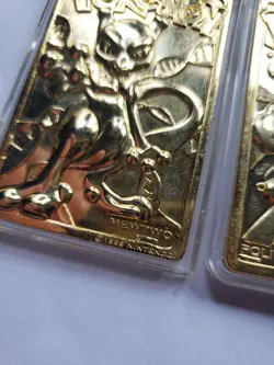 pokemon 23k gold plated trading card 1999 - Image 2