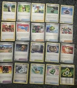 Pokemon TCG Lot Of 20 Trainer Cards From Various Sets All NM And As Pictured - Image 1