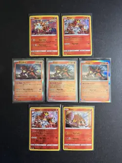 7 Entei Pokemon Card Collection Holo Rare Reverse SWSH SV Japanese PTCG A2 - Image 1