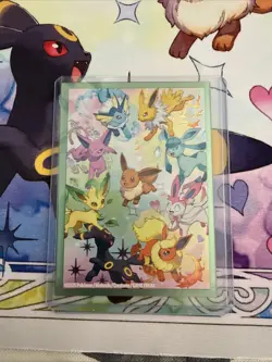 Pokemon Eevee EX TCG Prismatic Evolutions Holo Card 167/131 Mint Near Mint - Image 2