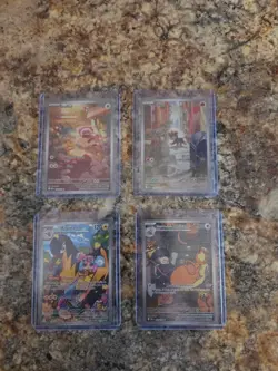 Pokemon TCG Illustration Rare Four Card Lot NM - Image 1