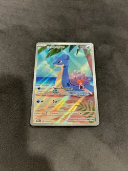Pokemon TCG Destined Rivals Misty's Lapras Holo Card 194/182 Illustration Rare - Image 1