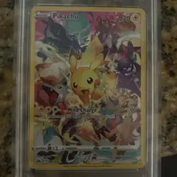 Pokemon TCG Pikachu Crown Zenith Holo Card PSA 9 Mint 160/159 Secret Rare - Image 2