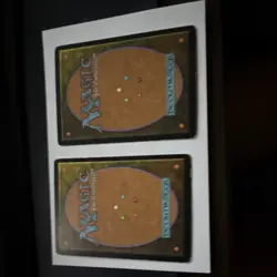 Magic: The Gathering Saproling Burst x2 Enchantment Blue Card Critchlow 2001 - Image 2