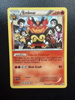 Pokemon Card - Emboar 27/113 Legendary Treasures - Image 1