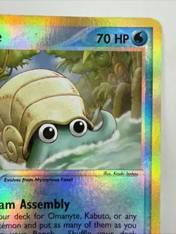 Omanyte 70/100 EX Sandstorm E Series Reverse Holo Pokemon Trading Card - Image 3