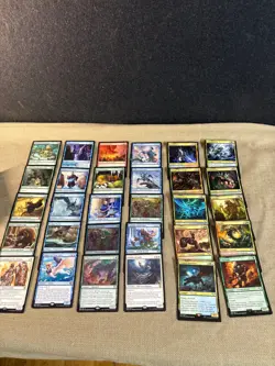Magic The Gathering Playing Cards lot of Creature Cards 140 total 2018 - 2024 - Image 1