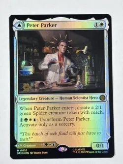 Peter Parker / Amazing Spider-Man Foil M 0010 - Marvel's Spider-Man MTG - Image 1
