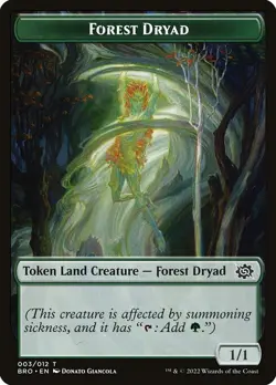 Forest Dryad-The Brothers' War Tokens-Regular-3-LP - Image 1