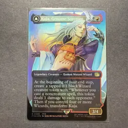 MTG Kuja, Genome Sorcerer (Borderless Foil) Final Fantasy 399 NM - Image 1