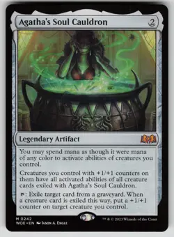 Agatha's Soul Cauldron Normal M Wilds of Eldraine 242 NM - Image 1