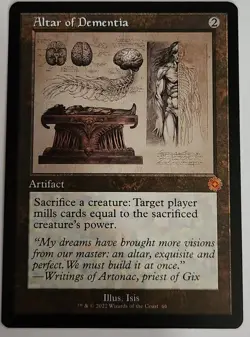 Altar of Dementia Retro Schematic MTG BRR 066 Mythic NM Brother's War Artifact - Image 1