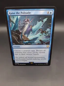 Raise the Palisade #23 (NM) Lord of the Rings LTC Magic MTG - Image 1