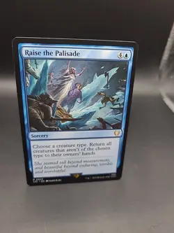 Raise the Palisade #23 (NM) Lord of the Rings LTC Magic MTG - Image 2