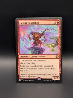 MTG - Hexing Squelcher - Normal - Creature (Goblin Sorcerer) - ECL #245 - Rare - Image 1