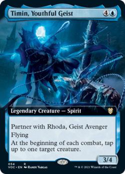 1 x Timin, Youthful Geist - Extended Art - Commander: Innistrad: Crimson Vow - N - Image 1