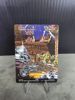 Trouble in Pairs #0003 Mythic Teenage Mutant Ninja Turtles Borderless MTG NM - Image 1