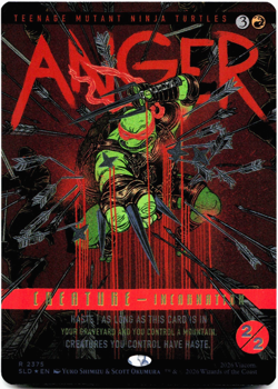 Anger (2375) - FOIL - [Secret Lair Drop] MTG SLD TMNT NM - Image 3