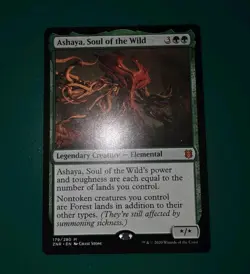 Magic The Gathering Zendikar Rising ZNR 2020 179 Ashaya Soul of the Wild - Image 1