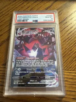 2022 Pokemon SWSH FA/Eternatus VMAX Lost Origin Trainer Gallery #TG22 Psa10 - Image 2