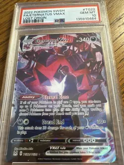 2022 Pokemon SWSH FA/Eternatus VMAX Lost Origin Trainer Gallery #TG22 Psa10 - Image 5