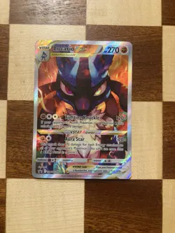 Pokemon TCG Lucario VSTAR SWSH291 Sword & Shield: Crown Zenith ETB Promo NM - Image 1