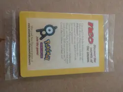 Entei 2001 movie promo Pokemon Card still in package this is a Holographic card - Image 4