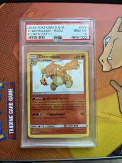 2019 Pokemon Sun & Moon Hidden Fates Charmeleon Holo SV7/SV94 PSA 10 Gem - Image 1