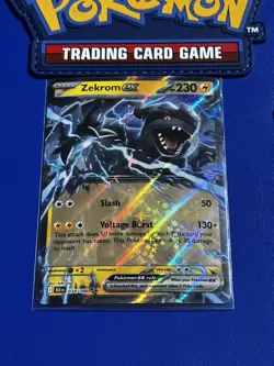Zekrom ex 034/086 Black Bolt Stamped Promo - Double Rare Holo Pokemon - NM - Image 1
