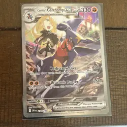 Pokemon Cynthia's Garchomp EX 232/182 Destined Rivals Holo Special Illustration… - Image 1