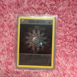 Pokemon TCG Team Rocket 1st Edition Holo Rainbow Energy Card 17/82 - Image 1