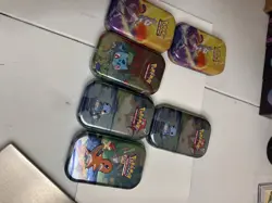 Pokemon TCG Empty Tin Lot Pokemon Including Rare Black And White Reshiram Tin - Image 4