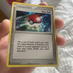 Pokemon Poke Ball 95/112 EX Fire Red & Leaf Green Reverse Holo LP/NM read Desc - Image 2
