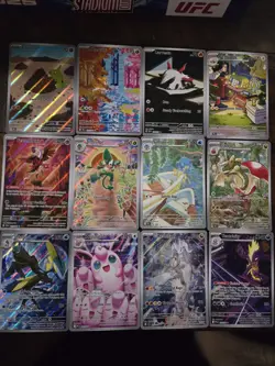Lot Of 12 Pokemon Gold Star Illustration Rares Mint/Near Mint! - Image 1