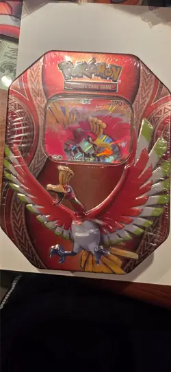 Pokemon Ho-Oh GX Mysterious Powers 2017 Tin TCG 2017 {BRAND NEW/SEALED/UNOPENED} - Image 1