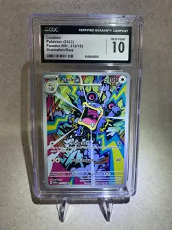 Pokemon Loudred Paradox Rift 212/182 Holo Illustration Rare CGC 10 - Image 1
