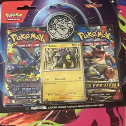 Pokemon Mega Evolution & Phantasmal Flames Raikou Promo 2-Pack Blister Sealed - Image 1