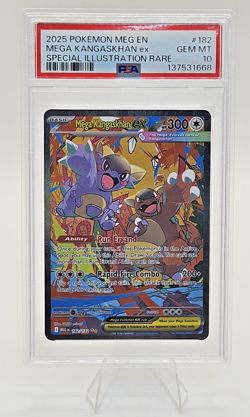 Pokemon TCG Mega Kangaskhan EX 182/132 SIR Mega Evolutions PSA 10 - Image 1