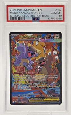 Pokemon TCG Mega Kangaskhan EX 182/132 SIR Mega Evolutions PSA 10 - Image 2