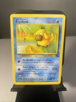 Pokemon Fossil Psyduck - 53/62 - 1999-2000 Red Logo Australian - Image 1