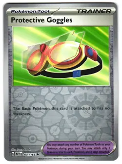 Protective Goggles 164/165 Reverse Holo Scarlet & Violet 151 English Pokemon NM - Image 1