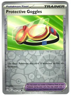Protective Goggles 164/165 Reverse Holo Scarlet & Violet 151 English Pokemon NM - Image 1