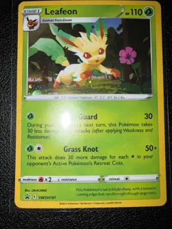 LEAFEON SWSH191 HOLO P SWORD & SHIELD PROMO POKEMON NM - Image 1