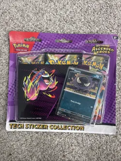 Pokemon Ascended Heroes 3 Pack Tech Sticker Collection Lot Ghastly & Charmander - Image 4