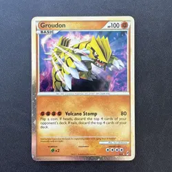 Pokemon TCG Groudon Call of Legends SL4 Holo Shiny Rare NM - Image 1