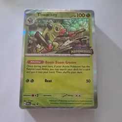 Pokemon TCG Twilight Masquerade Thwackey Build And Battle Deck Sealed NEW Mint - Image 1