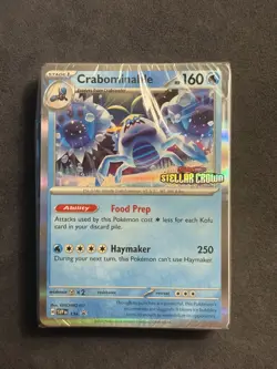 Pokemon TCG - Stellar Crown Crabominable SV134 Promo SEALED Build & Battle Deck - Image 1