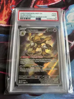 2025 POKEMON MEP EN ALAKAZAM MEG ETB-MEGA GARDEVOIR PSA 9 MINT! - Image 1