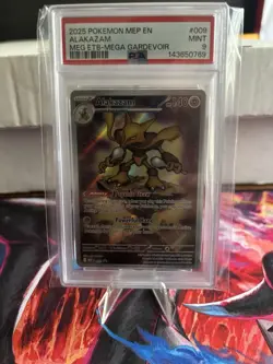 2025 POKEMON MEP EN ALAKAZAM MEG ETB-MEGA GARDEVOIR PSA 9 MINT! - Image 2